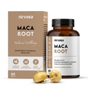 Nirvasa Maca Root Tablets 800mg (60 Tabs) | Ayurvedic Supplement for Energy, Strength, Stamina & Vitality | Supports Fertility & Hormonal Balance | For Men & Women (Pack of 1)