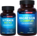 Complexe de magnésium 5-en-1 et vitamine D3 K2