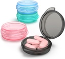 Small Pill Box, (4 Pack) Travel Pill Case Portable Daily Pill Organizer Mini Medicine Aufbewahrungsbehälter für Pocket Purse Cod Liver Öl Aufbewahrungsbox Earplug Case