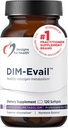 Designs for Health DIM-Evail - Supplément DIM 100 mg Absorption accrue Diindolylméthane - Soutient le métabolisme et la santé des femmes œstrogènes - Non-OGM et sans soja (120 softgels)