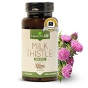 Lignans pour la vie extrait de graines de chardon de lait supplément à base de plantes pour chiens, 100mg - 60 capsules végétariennes, santé du foie de Canine