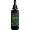 Global Healing Säure Reflux Relief Organische flüssige Ergänzung W/Slippery Elm - Hilft aufregenden Magen, Sodbrennen, Verdauung - Unterstützt Körper Verteidigung gegen Verdauungsprobleme - 2 Fl oz