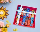 Mojo Bar Choco Almond, Yoghurt Berry, Fruit & Nut and Orange Dark Chocolate Choco Peanut Butter and Yoghurt Blueberry Energy Bars, 32 Gm (Combo of 12)