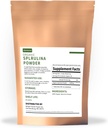 Poudre de spiruline biologique, non-OGM, certifiée USDA, un super aliment à haute teneur en protéines, stimuler l'énergie, améliorer l'immunité, paquet individuel