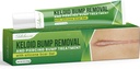 Gel avancé d'élimination de la gomme kéloïde: Crème de suppression de la cicatrice kéloïde de silicone pour les cicatrices du piercing, des marques chirurgicales, de l'acné et des brûlures, traitement kéloïde pour les oreilles, le visage et le corps avec formule de guérison 30g