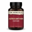 Dr Mercola Astaxanthine biologique - 4 mg Astaxanthine - Support puissant antioxydant - Extrait de microalgues organiques - Non-OGM, sans gluten et sans soja - 30 capsules (30 portions)