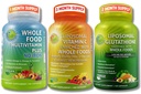 Immune & Daily Wellness Support Bundle pour les femmes et les hommes – Vitamine liposomique C 1500mg + Vegan Whole Food Multivitamine Non Fer + Glutathion liposomique 500mg – Vegan, Non-OGM, Clean Daily Wellness Support