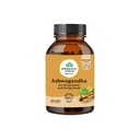 ORGANIC INDIA A TATA Product - Ashwagandha Capsules - 180 Veg Caps, Vitality & Relieves Stress, Naturally Boosts Energy & Stamina, Improves Immune System, GMP & NPOP Certified Organic