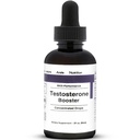 Booster de testostérone - Supplément hommes et femmes avec Tribulus Terrestris et Tongkat Ali pour l'amélioration, la récupération musculaire et l'énergie - 2oz bouteille liquide