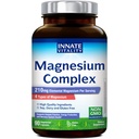 Complexe de Vitalité Innée Magnésium - Glycinate de Magnésium, Malate, Citrate, Oxyde, Formule 4-en-1 pour l'énergie, Bones & Nerves, Vegan & No Gluten, 90 Capsules
