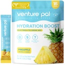 Venture Pal Powder Packets sans électrolyte de sucre - Liquid Daily IV Drink Mix pour l'hydratation rapide et la récupération des parties