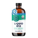 Vimergy Liquid B12 Recharge – Soutien du cerveau à absorption rapide – Supplément de soutien énergétique – USDA certifié biologique, végétalien, non OGM – 240 portions (240 mL)