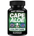 Cape Aloe Vera Capsules - Colon Cleanse, Detox & Flush - 90 Capsules. Relief de constipation doux et mouvement Bowel agissant comme laxatif naturel à base de plantes - mouvement Bowel santé digestive