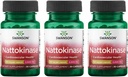 Swanson Nattokinase 2000 Unités Fibrinolytiques 100 Milligrammes 30 Capsules Enzyme (3 Pack)