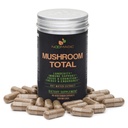 Mushroom Noomadic Total, 60 Capsules, 500mg, 30% Beta Glucans, Complexe de Champignons Adaptogènes de Lions Mane, Turkey Tail, Chaga, Reishi, Cordyceps, Extrait d'eau chaude, Corps de Fruit.