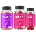 NutraChamps Ensemble complet de biotine pour cheveux, peau et ongles. Biotine & Biotine+