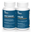 Dr Tobias Digestive Kickstarter Bundle avec Colon 14 Day Cleanse & Deep Imune Probiotiques & Prébiotiques