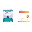 Rephresh Pro-B Probiotic Supplement für Frauen, 30 Oral Capsules & vH Essentials Probiotics mit Präbiotika und Cranberry Feminine Health Supplement - 60 Kapseln