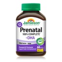 Jamieson PRENATAL Multivitamine complète avec complément DHA 60 Softgels