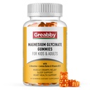 Glycinat de magnésium pour les enfants et les adultes - Supplément de glycinat de magnésium 300mg - favorise le sommeil, les muscles, la relaxation (60Conte)
