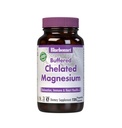 Bluebonnet Nutrition Albion tamponné Magnésium chélaté 200 mg, Oxyde de magnésium, anti-stress, végétalien, non OGM, sans gluten, sans soja, sans lait, sans casher, 120 capsules végétales, 2 mois d'approvisionnement