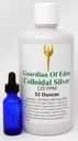 Lab Tested Certified 120ppm Argent Colloïdal Pur concentré par GOE (1 Quart) avec bouteille goutte libre. Rapport de laboratoire documenté.