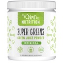 Super Greens poudre mélange organique: Supplément non OGM, comprend Spiruline, Alfalfa, Épinards, Probiotiques, Fibres et enzymes digestifs, Pas d'édulcorants artificiels, 30 portions