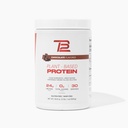 TB12 Poudre de protéines végétale par Tom Brady, 24g de protéines de pois végétaliens, faible teneur en sucre, faible teneur en glucides, non-OGM, substitut de repas, Keto Friendly, Paléo, sans sucre, saveur de chocolat (30 portions/2.25lb)
