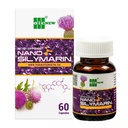 Nano Silymarin - 60 Capsules - Le soutien de la santé du foie et la stabilisation des cellules hépatiques - La Nano Technology augmente l'absorption jusqu'à 99,9 %