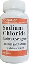 Natriumchlorid Tabletten 1 g, USP Normalsalz Tabletten - 300 Tabletten (1 Packung 300 Tabletten) von CitraGen Pharmaceuticals, Inc.