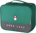 Sac de premiers soins vide, Sac de trauma médical d'urgence étanche, Sac de médecine pour voyager ,Bureau de camping de randonnée à domicile (Grand, Vert)