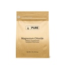 Ingrédients originaux purs Chlorure de magnésium (1 lb), Emballage respectueux de l'environnement, Poudre de cristal, Supplément de magnésium