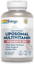 SOLARAY Liposomal Multivitamin for Women 50 Plus, Enhanced Absorption with Iron, Vitamin D, Vitamin C, B12, Biotin & More, Immune Support & Bone Health, Vegan, 60 Servings, 120 VegCaps