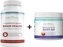 BioScience Naturelle Phosphatidylsérine sans soja 100mg & supplément de poudre de sommeil Magnésium - Ultimate Brain Health & Relaxation Support