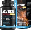 ACV Keto Ergänzungen, Mütter Apfel Apfel Apfelessig (1455 Mg) Pillen für Stoffwechsel und Appetit Unterstützung, THERMO ACV Keto Pillen für Weight Loss und Belly Fat, Adult Slimming Kapseln für Frauen Männer