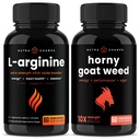 NutraChamps Capsules L-Arginine et Capsules Horny Goat Weed
