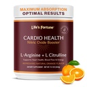 Life's Fortune 5000mg L- Supplément Arginine Poudre et 1000mg L-Citrulline, Booster de santé à oxyde nitrique de haute puissance, Endurance, Performance d'entraînement, Arôme Orange Naturel (20 portions)