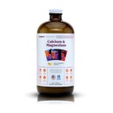 LIQUIDHEALTH Calcium et magnésium supplément de vitamine liquide adulte - os, articulations, muscles, soutien tissulaire conjonctif, santé cardiaque, nutriments essentiels - Fabriqué aux États-Unis, végétalien, non OGM, pas de sucre (32 oz)