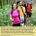 Vitamine C 100% naturelle de la cerise d'acérola avec Lavitol DHQ Dihydroquercetin Plus 250 mg Citrus Bioflavonoïdes - Vitamine C dans l'alimentation entière, pas d'acide ascorbique synthétique et aucun additif - 250 mg, 60 Capsules