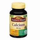 Calcium naturel, 500 mg, avec vitamine D, comprimés, 130 Compte (paquet de 3)