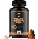 Chaga Capsules Organic Supplement | Supports Immune Health & Vitality | Daily Immune Support | Organic Chaga Mushroom Extract | 90 Capsules (1 Month Supply)