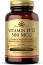 Solgar Vitamine B12 500 mcg, 250 capsules végétales - Métabolisme énergétique - Soutien du système nerveux - Promotion de la santé cardiaque - Non-OGM, végétalien, sans gluten, sans laiterie, casher, halal - 250 portions