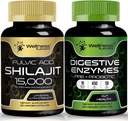 BIEN-ÊTRE LABSRX Enzymes digestifs Capsules de Shilajit