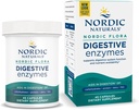Nordic Naturals Nordic Flora Enzymes digestifs - 45 capsules - Fonction digestive, optimise la disponibilité des nutriments - Non-OGM - 45 portions