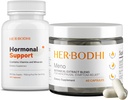 Suppléments de soutien à la méno et à l'hormone - Équilibre hormonal à la ménopause pour les femmes (60 capsules) et supplément de soutien à l'hormone pour les femmes, Supplément de soutien au SPM (60 capsules), 2 articles