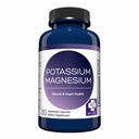 MD. Life Potassium Supplément de magnésium - 120 Capsules - Supplément de potassium de magnésium - Complexe d'absorption élevée - Soutien Santé vasculaire & Crampe des jambes