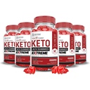 Laboratoires justifiés (5 Pack Tummy Keto ACV Gummies Extreme 2000MG Trim Tummy Keto Gummies vinaigre de cidre de pomme formulé avec du jus de betterave de grenade en poudre B12 Vegan Non OGM 300 Gummys