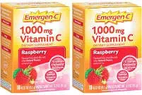 Emergen C Framboise 2 Boîtes 20 Packets