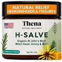 Intensive Hämorrhoid Behandlung 100% Natürliche Hämorrhoid Creme & Fissure Salbe Control Organische Lavender Arnica Witch Hazel Fast Healing Maximum Strength, Best with Thena Sitz Bath Soak for Women Men