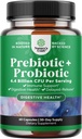 Prébiotiques et probiotiques Gut Health Supplement - Super Potent Digestive Health Acidophilus Probiotique Capsules avec les hommes et les femmes Probiotiques et prébiotiques pour le soutien digestif Colon et l'immunité